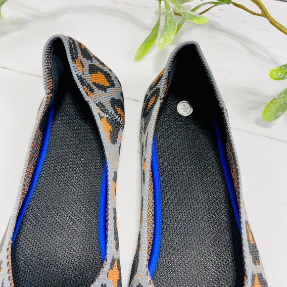 NEW Evglow Ballet Style Gray Leopard Print Flats- Size 9 - Picture 8 of 9
